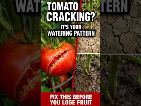 Why Are My Tomatoes Cracking? Fix Your Watering Pattern #raisedbedgardening